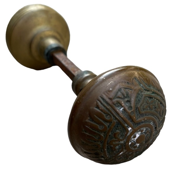 Antique Brass Doorknob Architectural Salvage Restoration Material - Picture 2 of 7